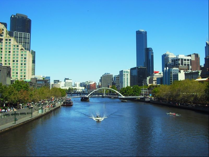 Destinos de viagem - Rio yarra - river - Melbourne - Austr