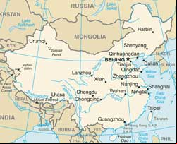 Mapa da China