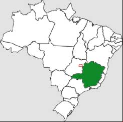 Mapa de Minas Gerais