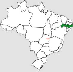 Mapa de Pernambuco