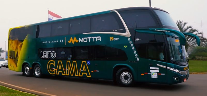 Ônibus de viagens intermunicipais da Viação Motta Ltda. - Empresas de Ônibus do Brasil